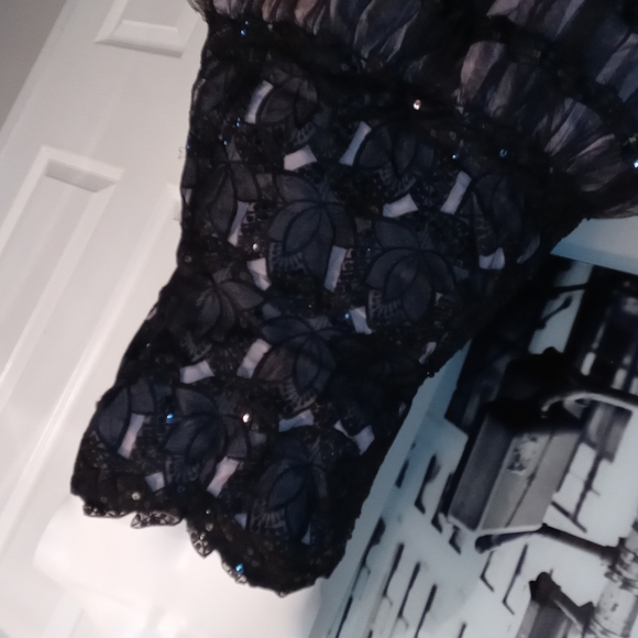 Sequin tulle cocktail dress - Picture 3 of 7